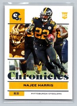 Najee Harris #92 2021 Panini Chronicles Pittsburgh Steelers RC - £1.33 GBP