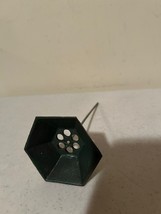 Old tabletop Receipt or memo holder in iron metal image 3
