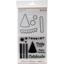 Decorative Dies and Stamp Set Party Time - $1,005.68 MXN