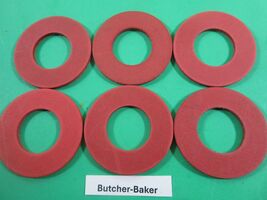 (6) #32 Fiber Washer for Hobart Meat Grinder Worm Auger 4332, 4532, 4732... - $288.26 MXN