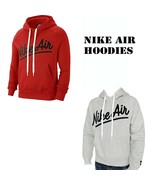 NIKE AIR SPORTSWEAR NEW MEN&#39;S FLEECE PULLOVER HOODIE TRAINING SWEATSHIRT... - $73.78 CAD
