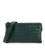 New Bottega Veneta  Intrecciato Green Leather Crossbody - $1,664.04