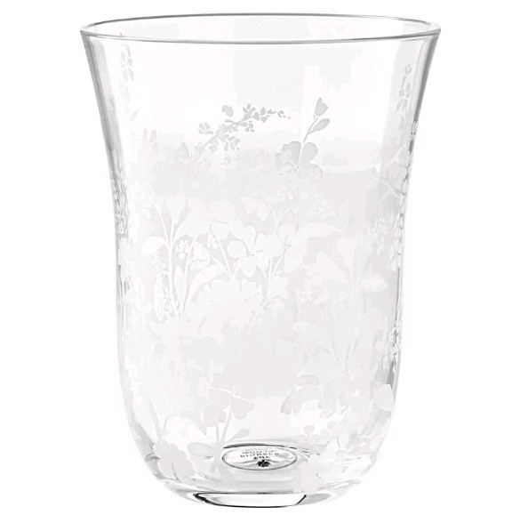 Four (4) Pioneer Woman ~ DAISY ~ 18 Ounce ~  CLEAR Glass ~ Floral Design... - $50.00