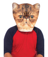 Foam angry cat mask OS ORANGE - £28.36 GBP