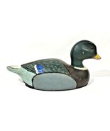 Vintage Wooden Duck Decoy Mallard - $1,074.72 MXN
