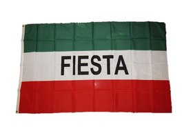 3x5 Advertising Fiesta Flag 3&#39;x5&#39; Banner Brass Grommets Includes 2 Nylon Flag Po - £5.41 GBP