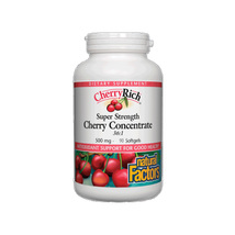 Natural Factors CherryRich Super Strength Cherry Concentrate, 90 Soft Gels - £13.27 GBP