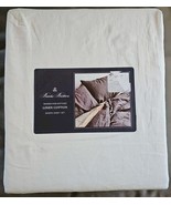 Brooks Brothers Linen Cotton White Queen Sheet Set Washed for Softness New! - $1,358.05 MXN
