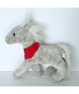 Wells Fargo Legendary Shamrock Pony 14&quot; Gray Plush Stuffed Animal Horse ... - £17.89 GBP