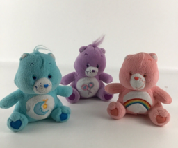 Care Bears Bedtime Cheer Share 7&quot; Plush Stuffed Animal Toy Lot Vintage N... - £27.72 GBP