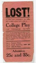 LOST! Comic Advertising Flyer for Michel's Opera House San Antonio Texas... - $27.72