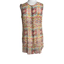 Cabi Avery Tunic Top Shirt Size Small Button Front Sleeveless 760 Aztec - £11.85 GBP