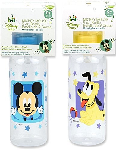 Primary image for Disney Mickey Bottle (9oz) - Mickey, Mini, Pluto Characters Vary