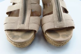 Lauren Ralph Lauren Women Sz 6.5 B Brown Wedge Synthetic Shoes Kelcie - £15.49 GBP