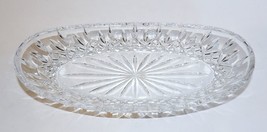 STUNNING WATERFORD CRYSTAL LISMORE 10 3/4&quot; OVAL CELERY DISH - $98.99