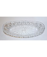 STUNNING WATERFORD CRYSTAL LISMORE 10 3/4&quot; OVAL CELERY DISH - $135.66 CAD