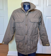 Vintage Woolrich Field Jacket MEDIUM 1960&#39;s? Thick lined brown NO HOOD pockets - £39.08 GBP