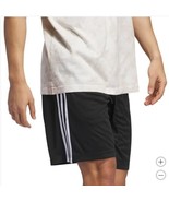 Adidas Mens Short Black Active Pockets Moisture Wicking Breathable Elast... - $50.95 CAD
