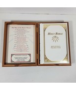 Dove of Peace KJV Holy Bible King James Version Cedar Remembrance Box Re... - £19.61 GBP