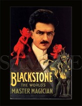 8.5x11 Vintage BLACKSTONE Magic Poster Reproduction Fine Art Print Picture Deco - £9.71 GBP