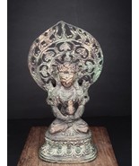 Antique Tibetan Bronze seated Buddha - £923.30 GBP