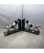 Pair Antique Cast Iron Bookends Shorthair Pointer Hunting Dogs Vintage A... - $1,107.98 MXN