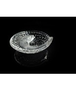 Lalique  Koi Fish Crystal  Ashtray  Signed Authentic 6&quot; Diameter - £191.35 GBP