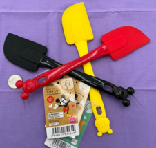 Disney Mickey Mouse Silicone Spatula Set - Stirring up Magic in the Kitc... - £35.48 GBP