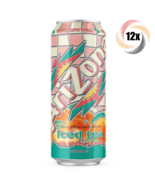 12x Cans Arizona Iced Tea With Natural Peach Flavor | 23oz | Sun Brewed ... - £24.13 GBP