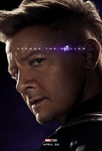 2019 Marvel The Avengers Endgame War Poster 11X17 Hawkeye Jeremy Renner  - £9.65 GBP