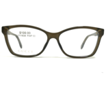 Gucci Eyeglasses Frames GG0792O 002 Clear Brown Gold Cat Eye Full Rim 53... - $214.84