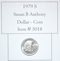 1979 S, Susan B Anthony Dollar Coin, # 5018, dollar coins, vintage coins... - $11.45