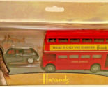 Harrods Scenes of London Black Taxi, Double Decker Bus - $24.95