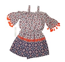 Takara Shorts Dress Flower Pattern - Skort Style - Kids Apparel Small Girls 5 - £4.69 GBP