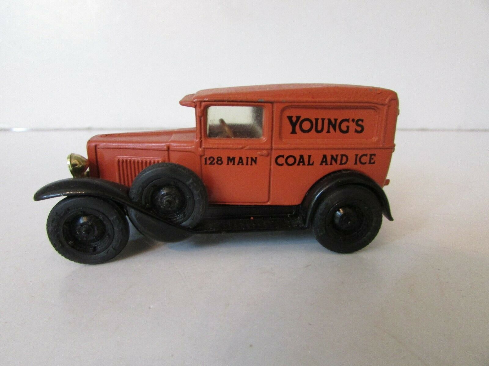 Primary image for ERTL DIECAST 1930 CHEVROLET 1/2 TON DELUXE DELIVERY ORANGE YOUNG'S COAL 7TH H2