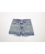 Vintage Y2K 2000 Levis 977 Womens 5 Juniors Thrashed Denim Jean Shorts J... - $47.32 CAD