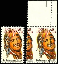 2088, Douglas Fairbanks - Rare Misperfed Error - Wow - £28.41 GBP