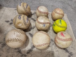 Used Softballs - Lot of 9 - Misc Brands! (B) - $19.34