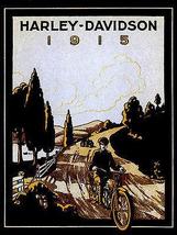 1915 Harley - Davidson Promotional Advertising Poster - $32.99