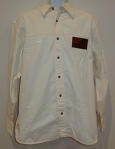 Rocawear Size XL R0911W11 Vanilla White Cotton New Mens Button Down Shirt - £53.80 GBP