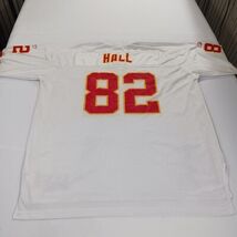 Vintage Reebok Dante Hall Kansas City Chiefs NFL Football Jersey #82 White 2XL image 2
