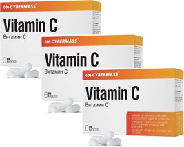 3 PACK CYBERMASS Vitamins C, 60 pcs - $75.00