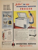 1947 Print Ad International Harvester Farm Freezers &amp; Refrigerator Chicago,IL - £16.58 GBP