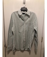 Lands End Sail Rigger Oxford Mens Large 16-16.5  Button Front Long Sleev... - €11,83 EUR