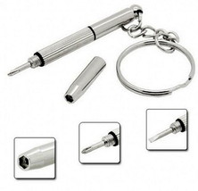 NEW 3 Pcs 3 in 1 Mini Tool Key Chain Eyeglasses Watch Phone Repair Screw... - $6.73 CAD