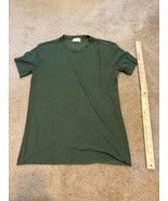 ARITZIA WILFRED FREE Sheer Short sleeve Mesh T-Shirt SZ Small Dark Army ... - £16.85 GBP