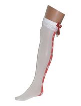 Over the Knee Stockings - Nurse, Red crosses down back - $9.31