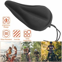 Soft Bicycle Silicon Gel Seat Cover - Most Comfortable Bike Saddle Cushi... - £14.89 GBP