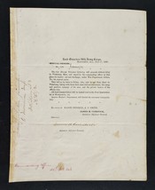 1865 Antique Civil War Spec Order 81st Ill Inf Vol Vicksburg Miss #113x5 - £69.55 GBP