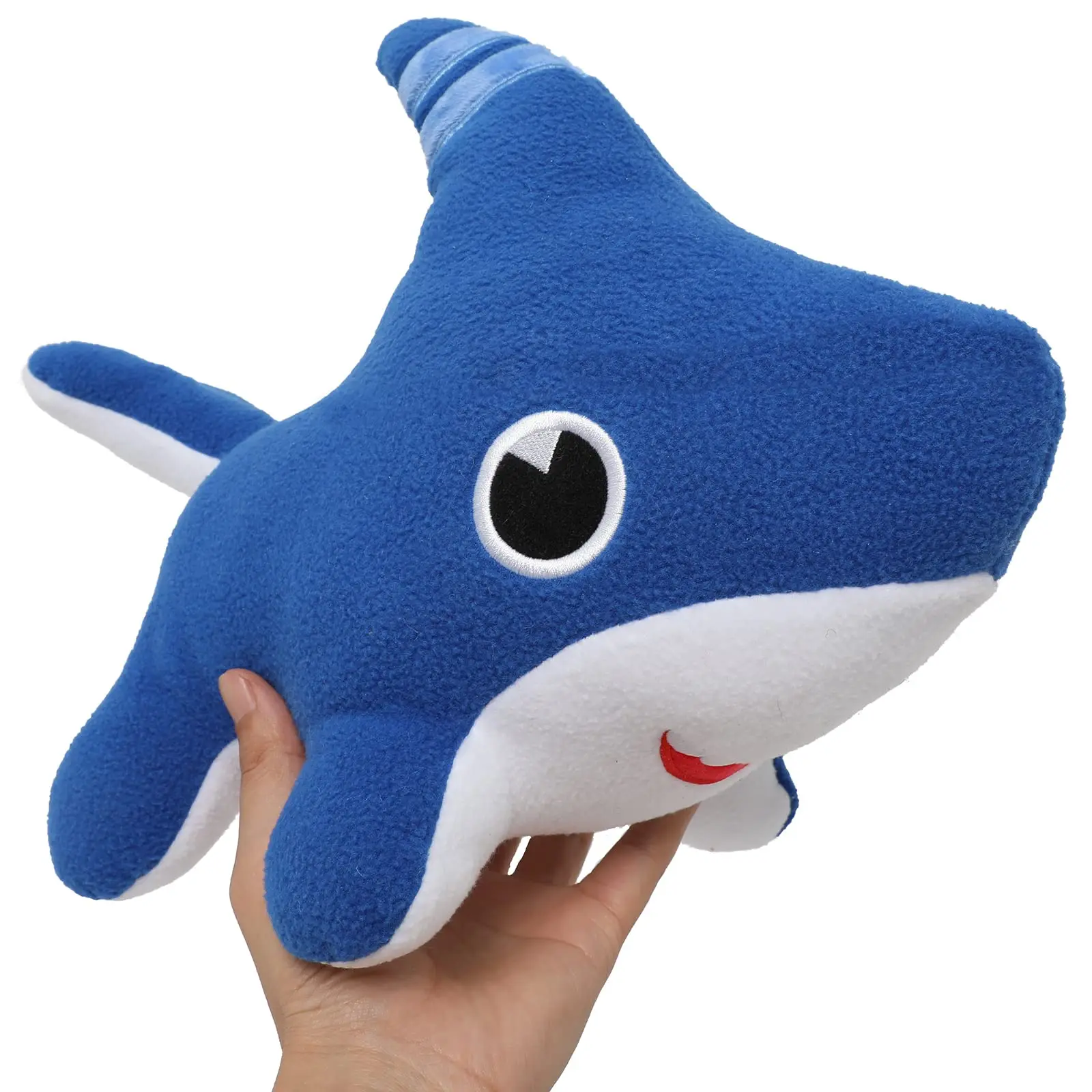 28cm Shark Dog Stuffed Animals Plush Toy Blue Plushies for Baby Boys Girls Kid B - £8.60 GBP